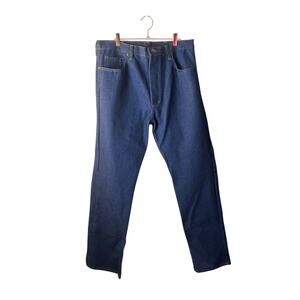Dearborn Long Ryder Work‎ Jeans 34x35 5 Button Dark Wash
